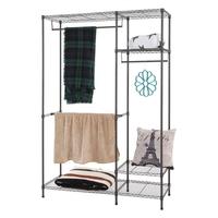 Multi-functional Garment Rack Closet Organizer Clothes Hanger Wardrobe Home Shelf Without Cover 47.25\