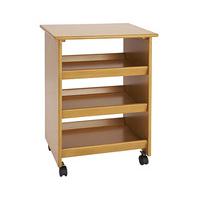 multi purpose storage table with castors