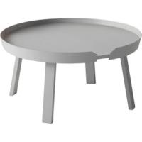 Muuto Around Side Table large grey (Ø 72 x 37.5cm)
