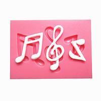 Music Notes Syncopated Sixteenth Note Fondant Cake Molds Chocolate Mould For The Kitchen Baking For Sugar Candy
