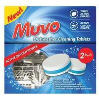 muvo dishwasher cleaning tablets pack of 2