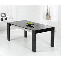 Munich High Gloss Dining Table in Black