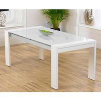 Munich High Gloss Dining Table in White