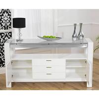 Munich High Gloss Sideboard in White