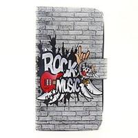 Musical Instruments Pattern PU Leather Full Body Case with Stand and Card Slot for Wiko Lenny 2 Lenny 3 Sunset 2