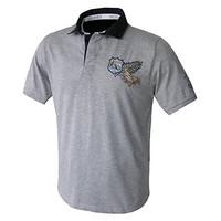 Mud and Glory Tri Nations Rugby Polo Shirt [grey]-Medium
