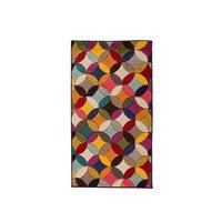 multi trellis contemporary rug san fan 120x170