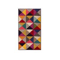 multi triangle contemporary rug san fan 80x150