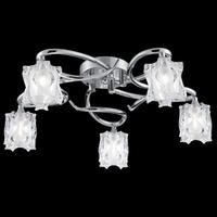 Murano 5 Light Chrome Ceiling Light