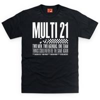 multi 21 coming soon t shirt