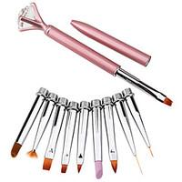 Multi Function Can Be Written For The Gradient Crystal Carved Brush Pen Painted Nail Pull Suit