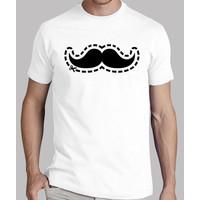 Mustache cut out