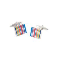 Multi Square Enamel Cufflinks - Savile Row