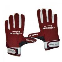 Murphy\'s Gaelic Gloves - Youth - Maroon/White