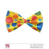multi coloured clown bow tie