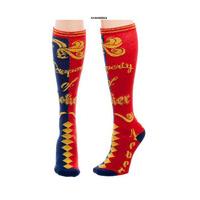 Multicolour One Size Harley Quinn - Property Of The Joker Knee High Socks