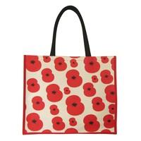 Multi Poppy Juco Shopper