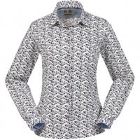 Musto Country Printed Shirt AW16, Navy Leaf, 18