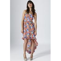 Mullet Hem Floral Dress