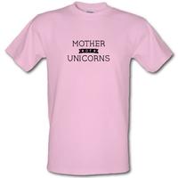 mum of unicorns male t shirt