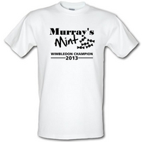 Murray\'s Mint! male t-shirt.