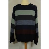 multi coloured striped sweater by duck and cover size large multi colo ...