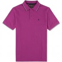 musto miles tipped polo ensign pink xl