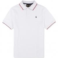 Musto Miles Tipped Polo, Bright White, Medium