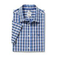 multi check short sleeve shirt