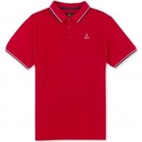 Musto Miles Tipped Polo, Tango Red, Medium