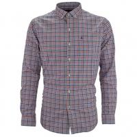 Musto Anchorage Check Shirt, Navy Tri Gingham, Medium