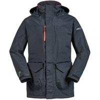 Musto Corsica BR1 Long Jacket, Black/Fire Orange, Small