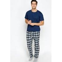 multi checked pyjama bottoms