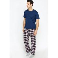 multi checked pyjama bottoms