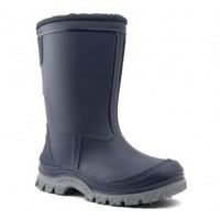 Mud Buster, Navy Blue Slip-on Water resistant Wellies