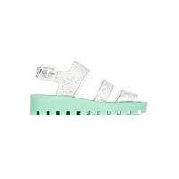 Multi Glitter Baby Green Poppy Jelly Shoe - Size: UK 5