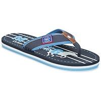 mustang fypi mens flip flops sandals shoes in blue