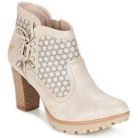 mustang crobolo womens low boots in beige