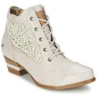 mustang chilar womens low ankle boots in white