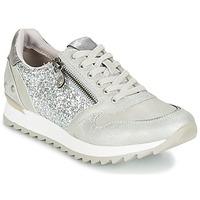 mustang venfin womens shoes trainers in silver