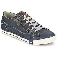 mustang rad womens shoes trainers in blue