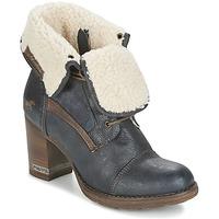 mustang zatara womens low ankle boots in grey