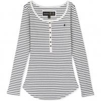 Musto Harbour Long Sleeve Stripe Tee, White/True Navy, -