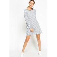 Multi Houndstooth Tent Dress