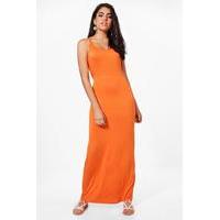 Multi Strap Maxi Dress - orange