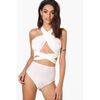 Multiway Bralet & Hotpant Co-Ord - cream