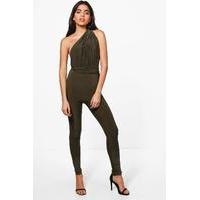 Multi Way Jumpsuit - khaki