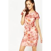 Multi Azalea Floral Bodycon Dress