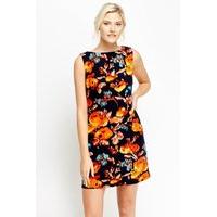 Multi Print Shift Dress