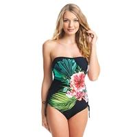 mustique bandeau adjustable leg swimsuit